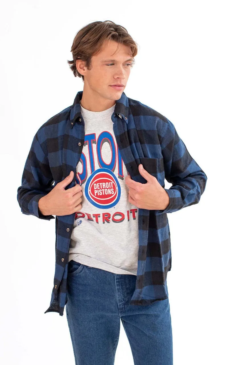 1 Pocket Buffalo Flannel Button Up Shirt