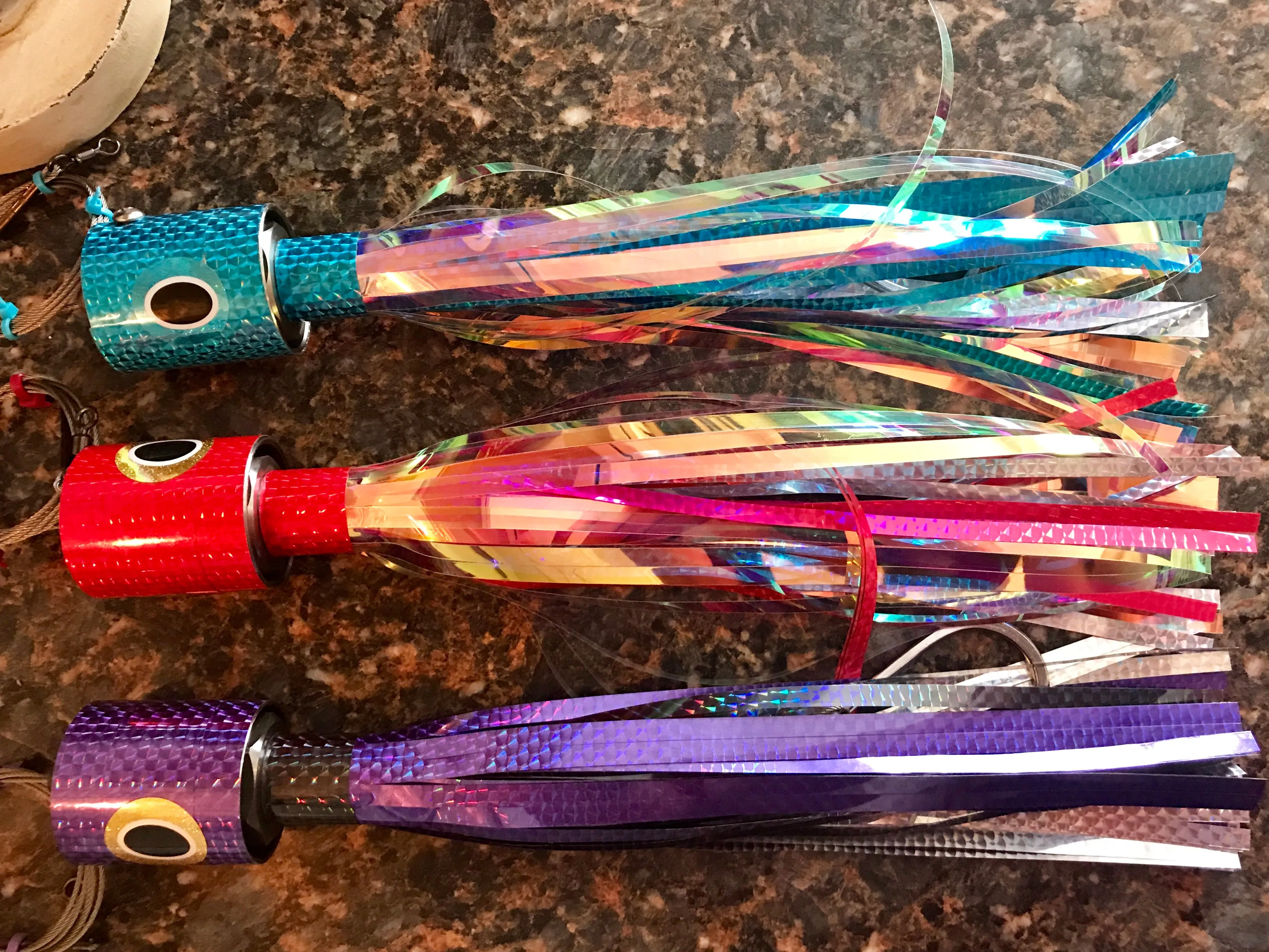 17oz Dinner Bell High Speed Trolling Lure 10/0 Double Stiff Rig