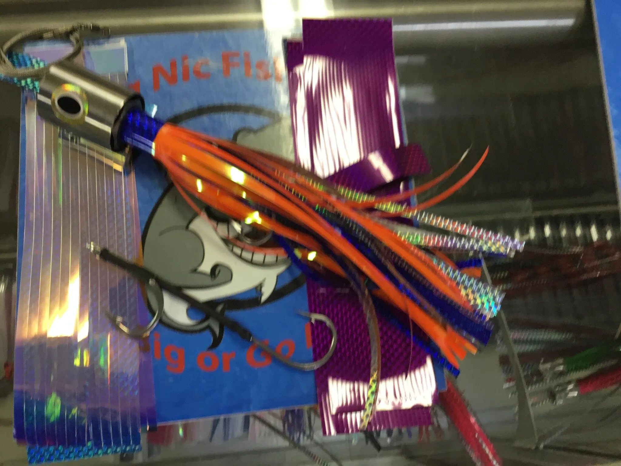 17oz Dinner Bell High Speed Trolling Lure single rigged