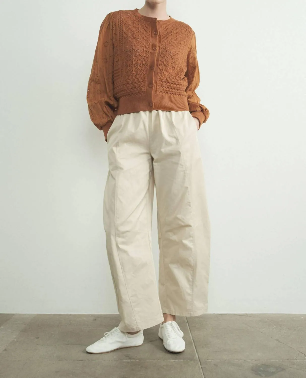 Aaron & Amber - Mixed Media Cardigan