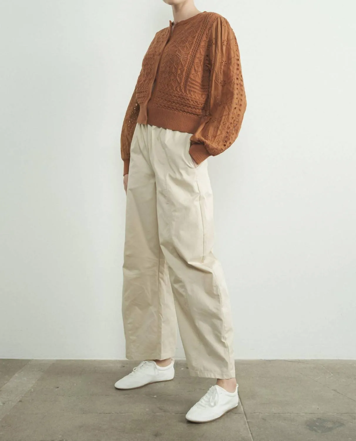 Aaron & Amber - Mixed Media Cardigan
