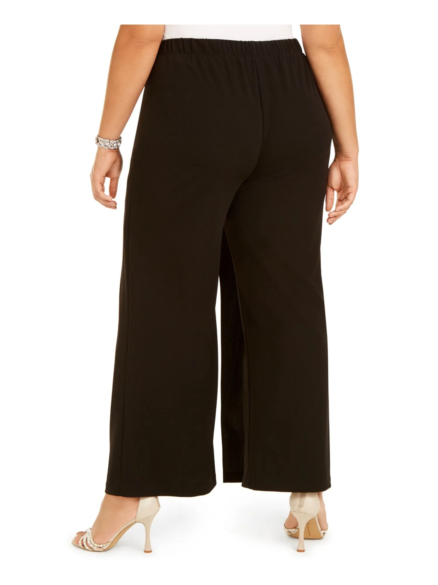 ADRIANNA PAPELL Womens Slitted Evening Wide Leg Pants
