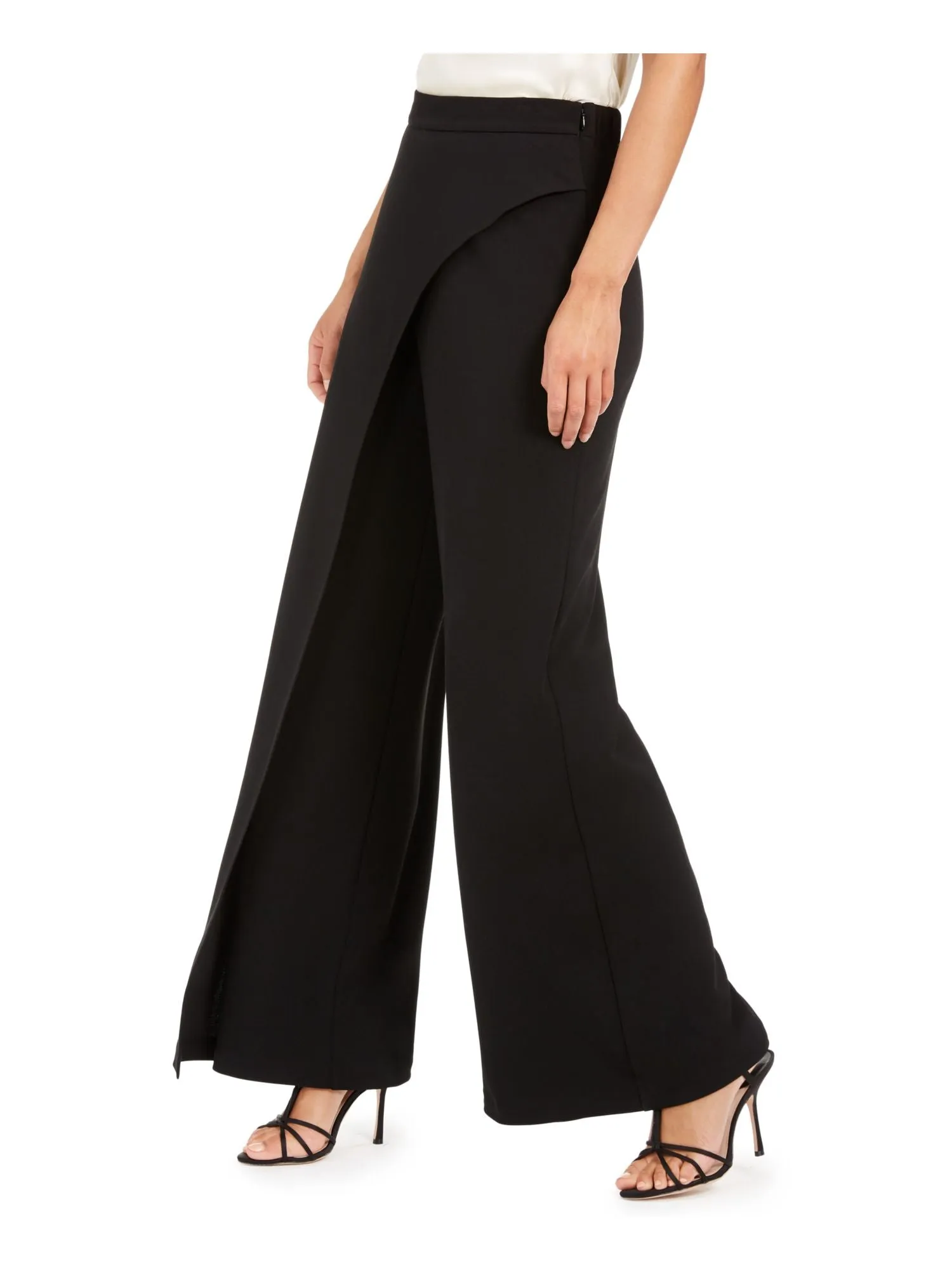 ADRIANNA PAPELL Womens Slitted Evening Wide Leg Pants