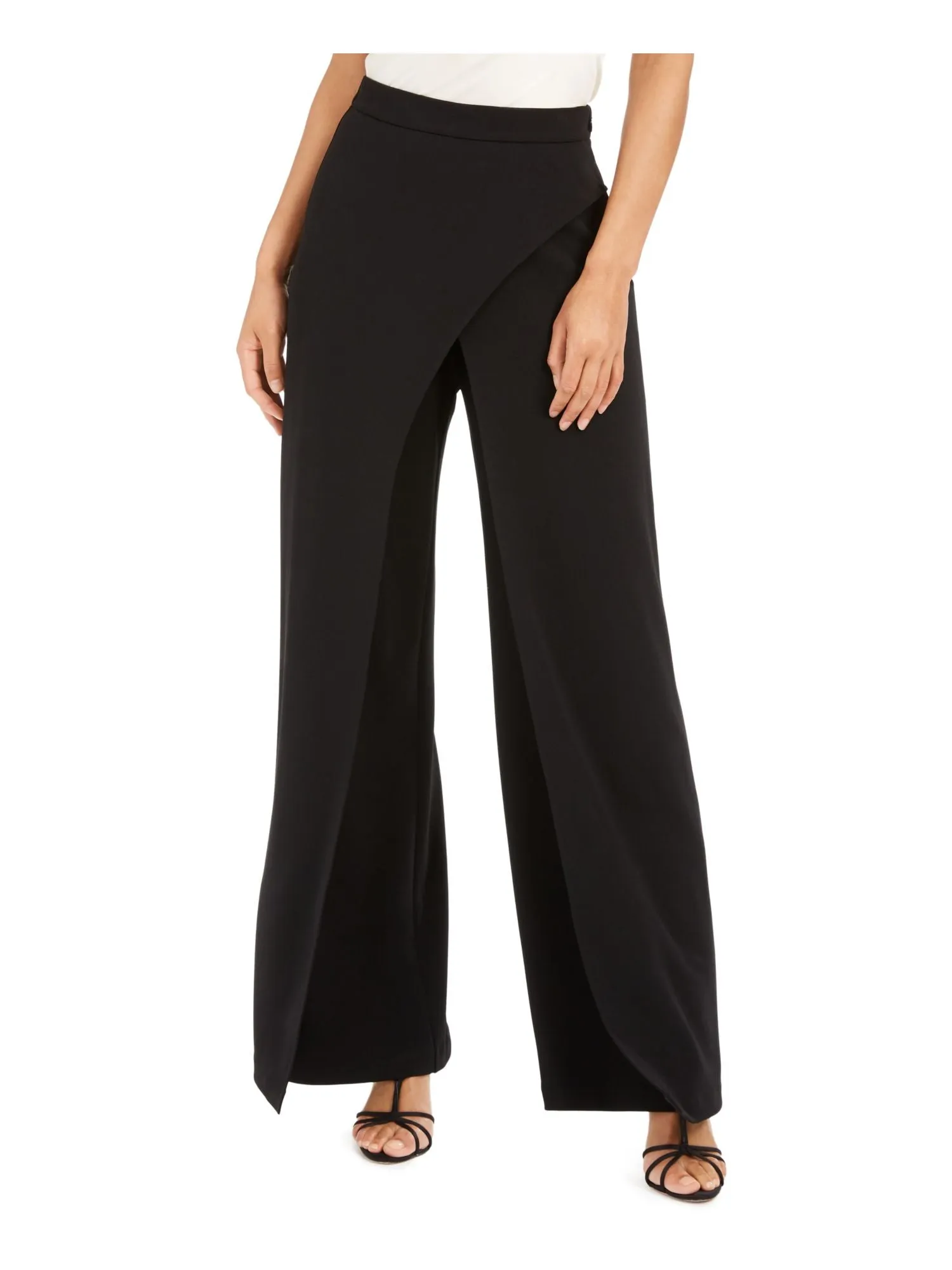 ADRIANNA PAPELL Womens Slitted Evening Wide Leg Pants