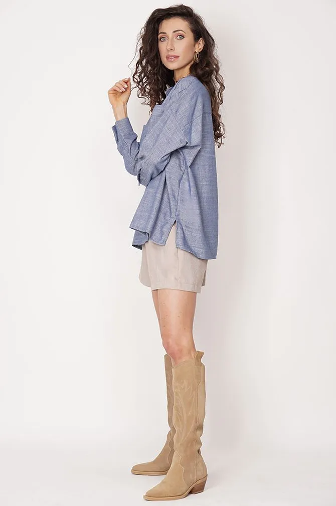 Amaya Blouse Blue