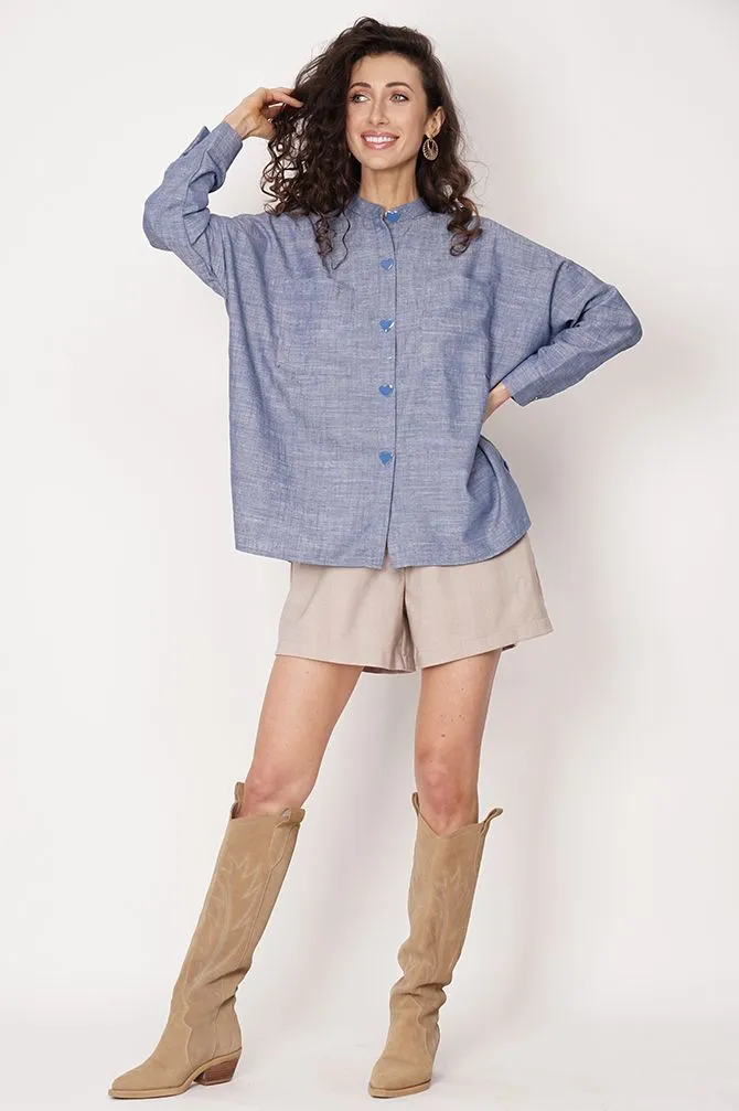 Amaya Blouse Blue