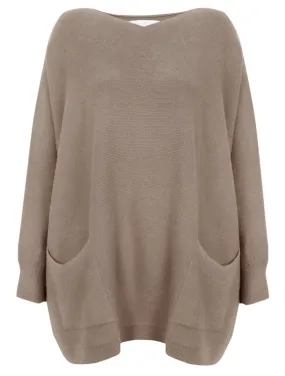 Amazing Woman Caryf Round Neck Oversized Jumper