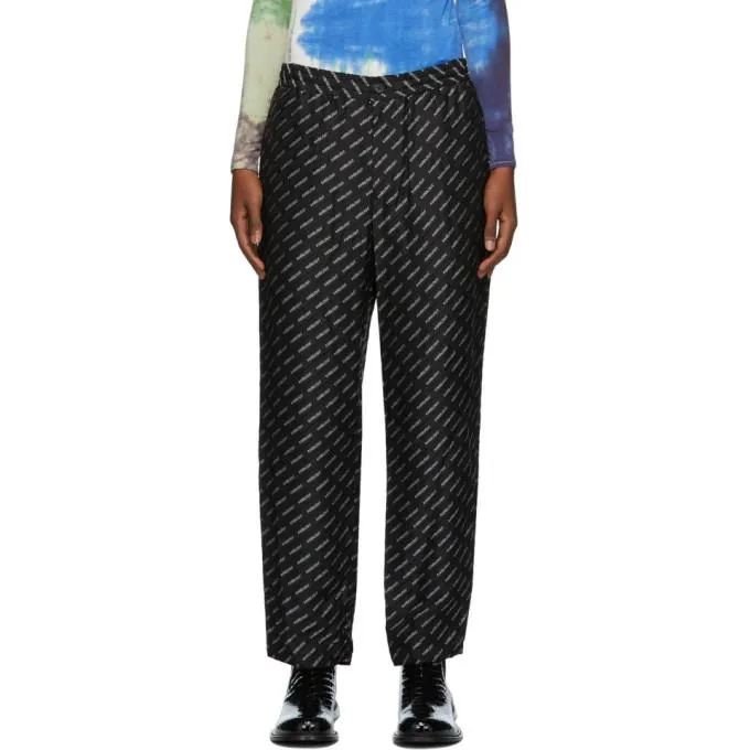 Ambush Black Viscose New Pajama Lounge Pants