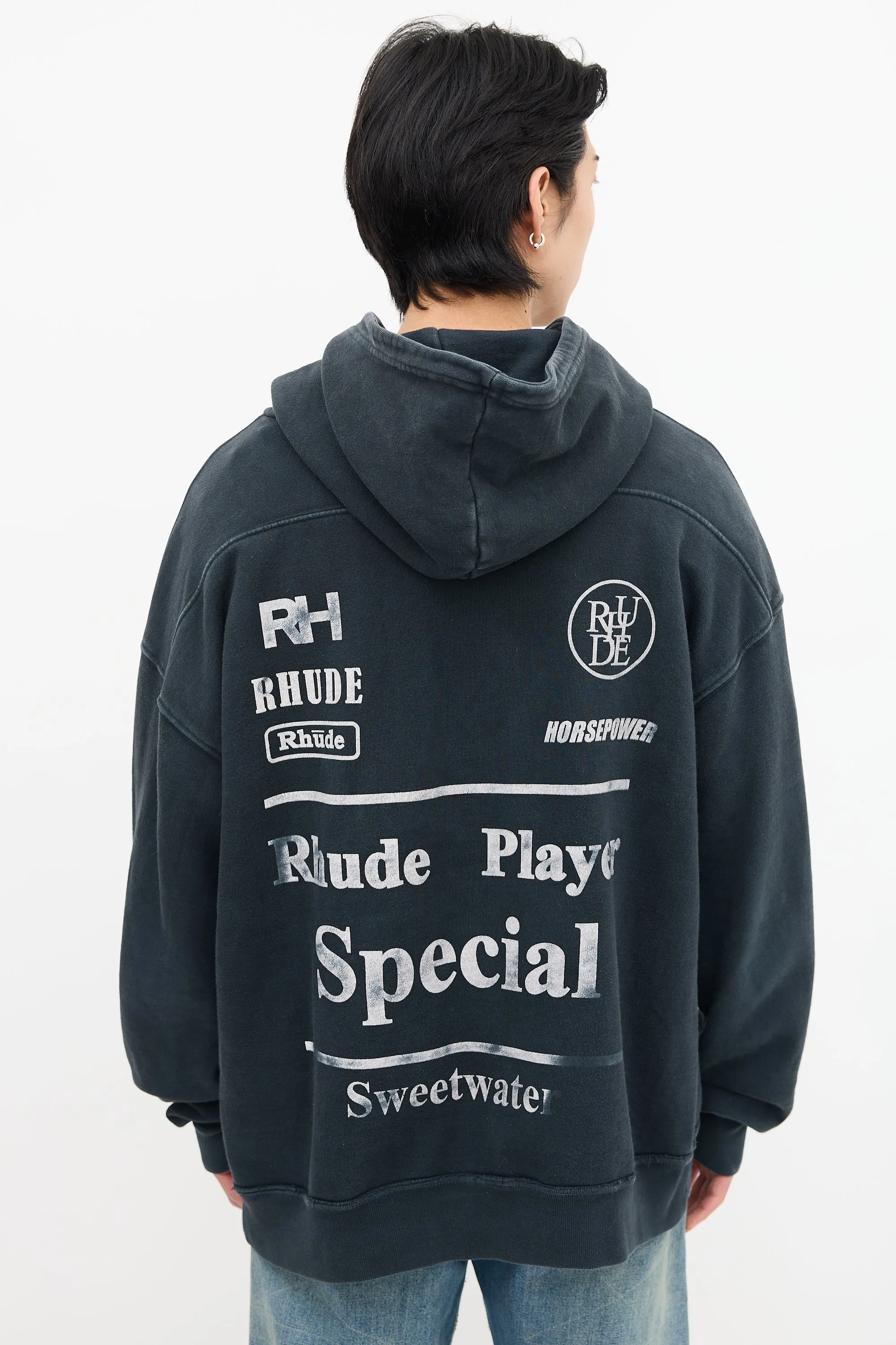 Black & Multi Rhonda Graphic Hoodie
