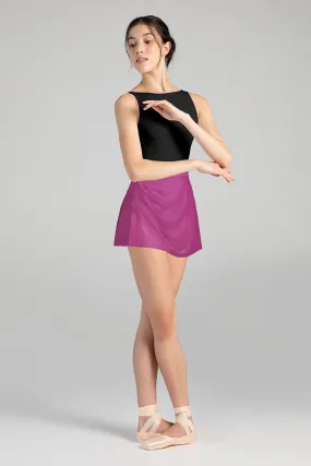 Bloch Adult Lyric Mesh Wrap Skirt