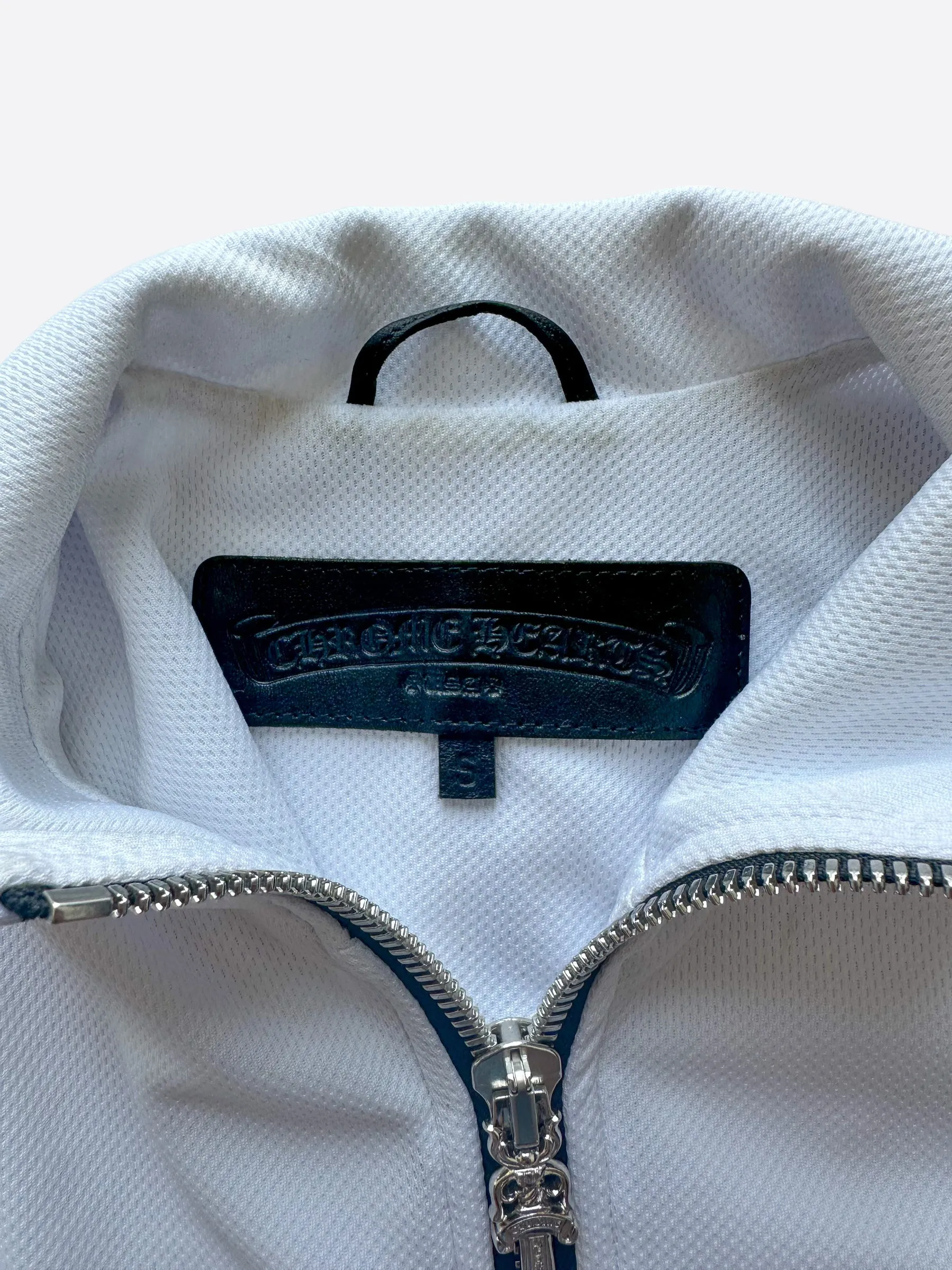 Chrome Hearts White Horseshoe Logo Track Jacket