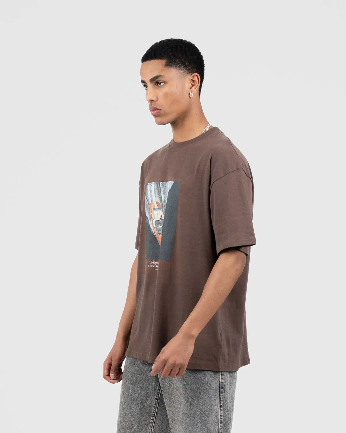 Como Graphic tee Brun