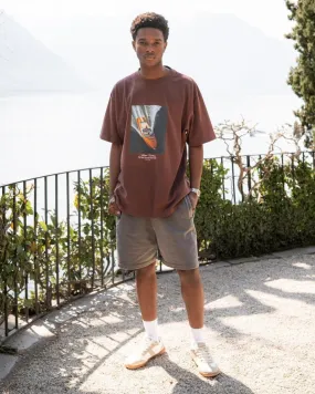 Como Graphic tee Brun