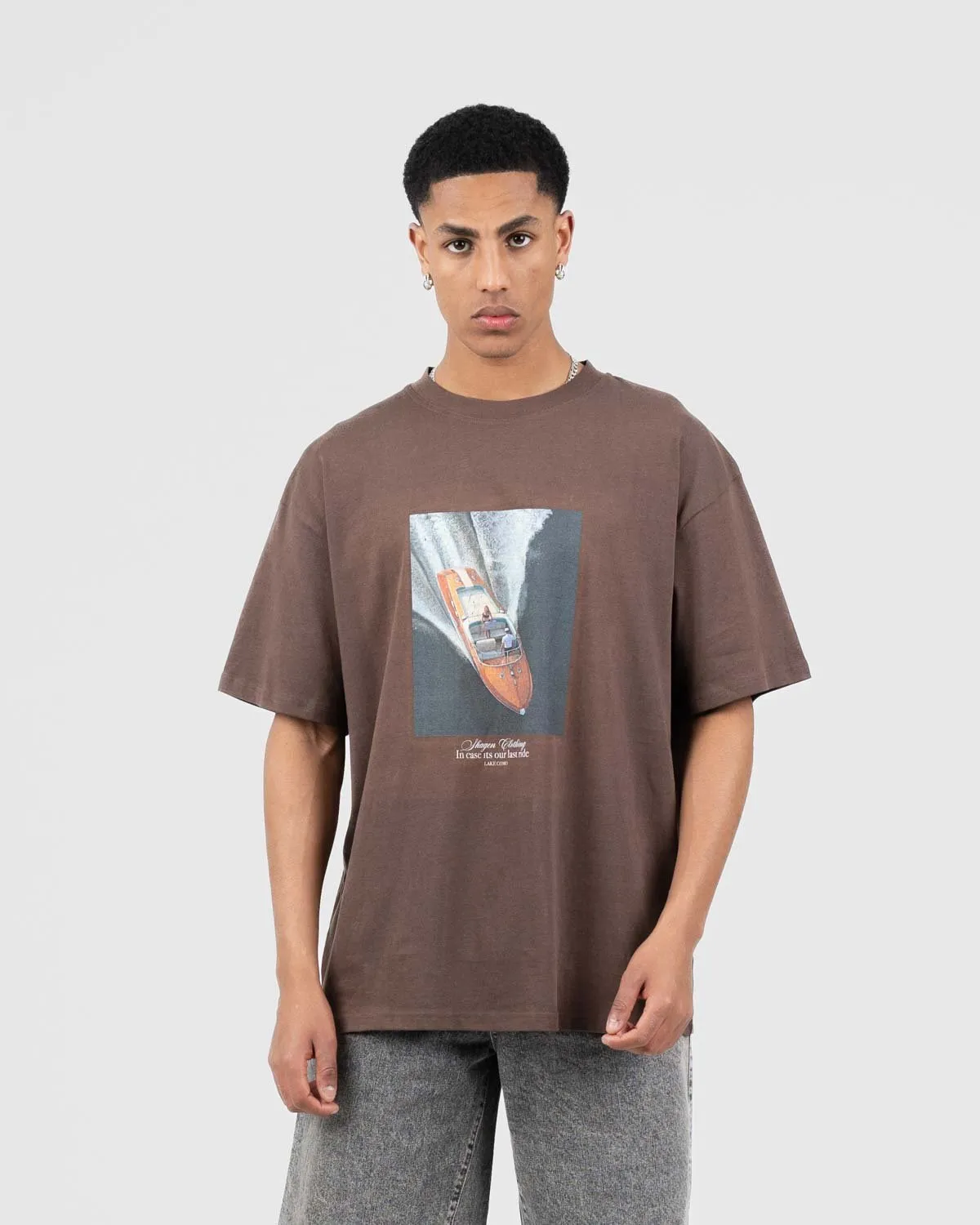 Como Graphic tee Brun
