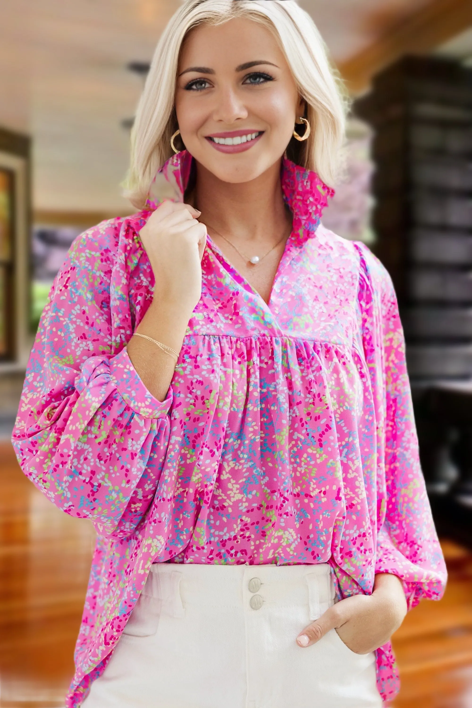 Confetti Collared Shirt