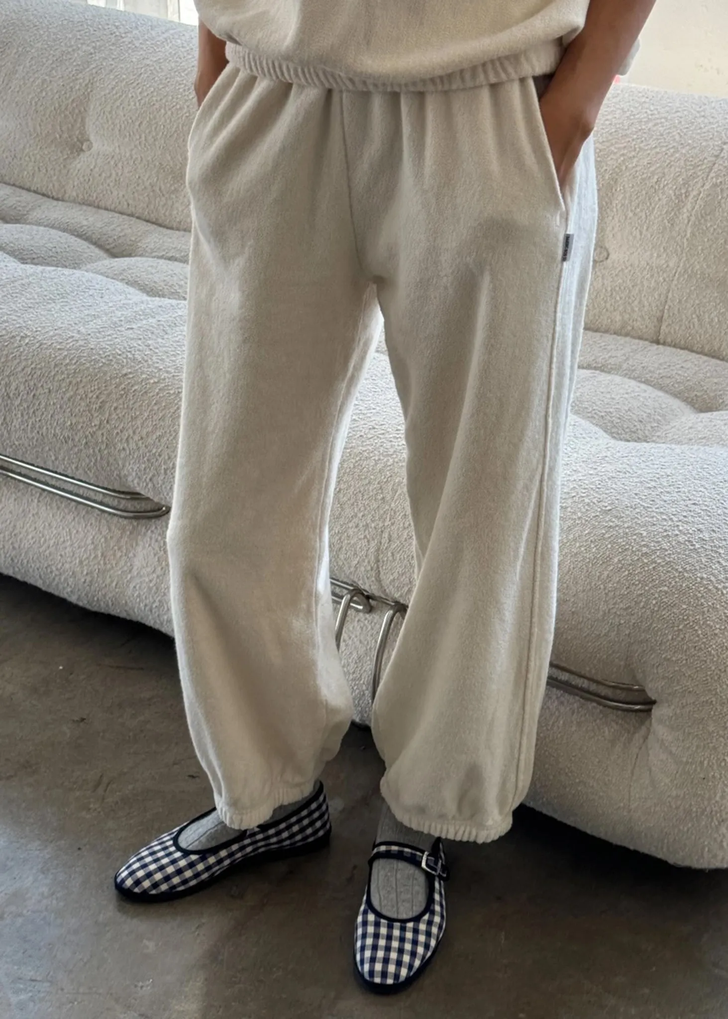 Cotton Terry Balloon Pants