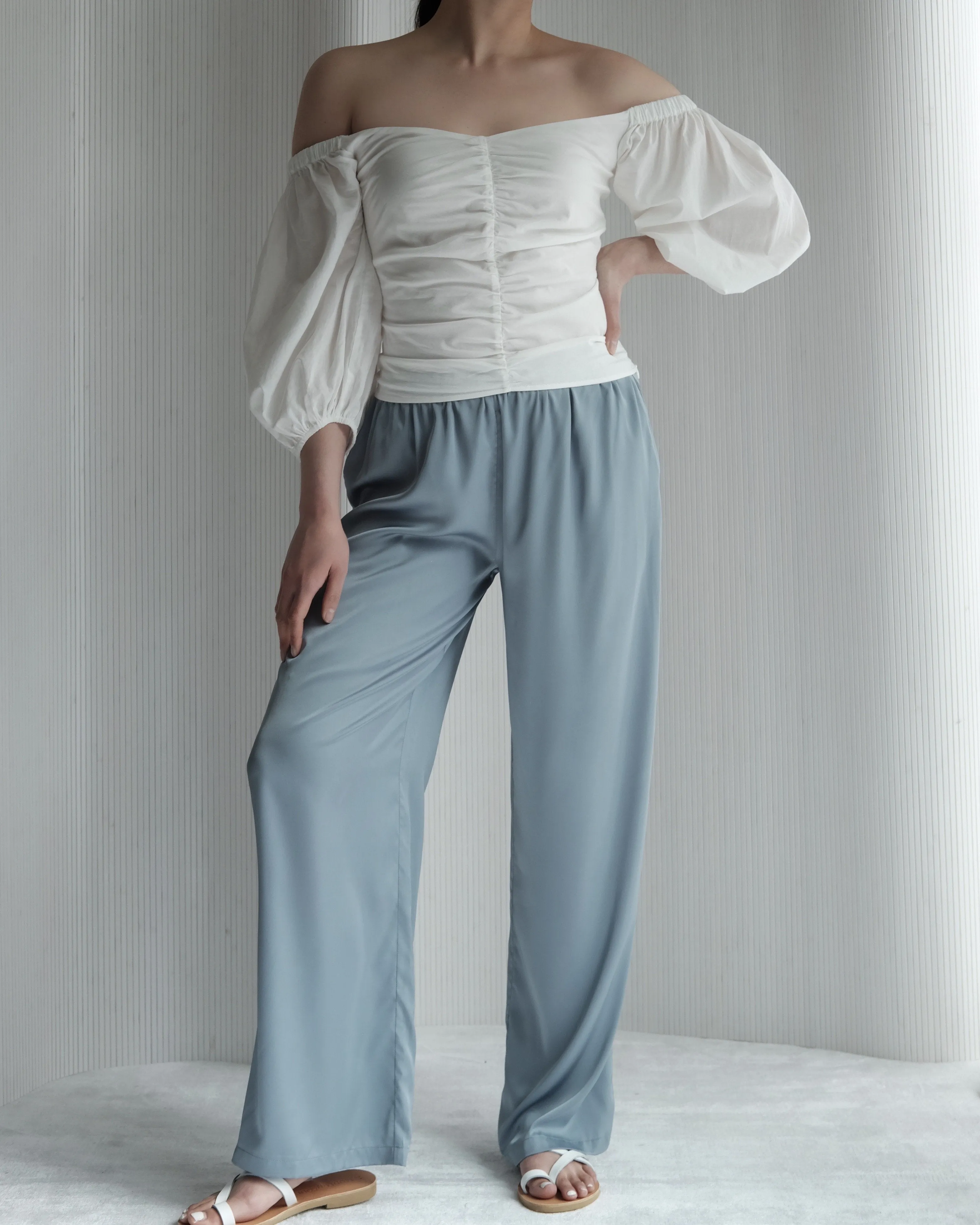 Daphne Relaxed Satin Pants