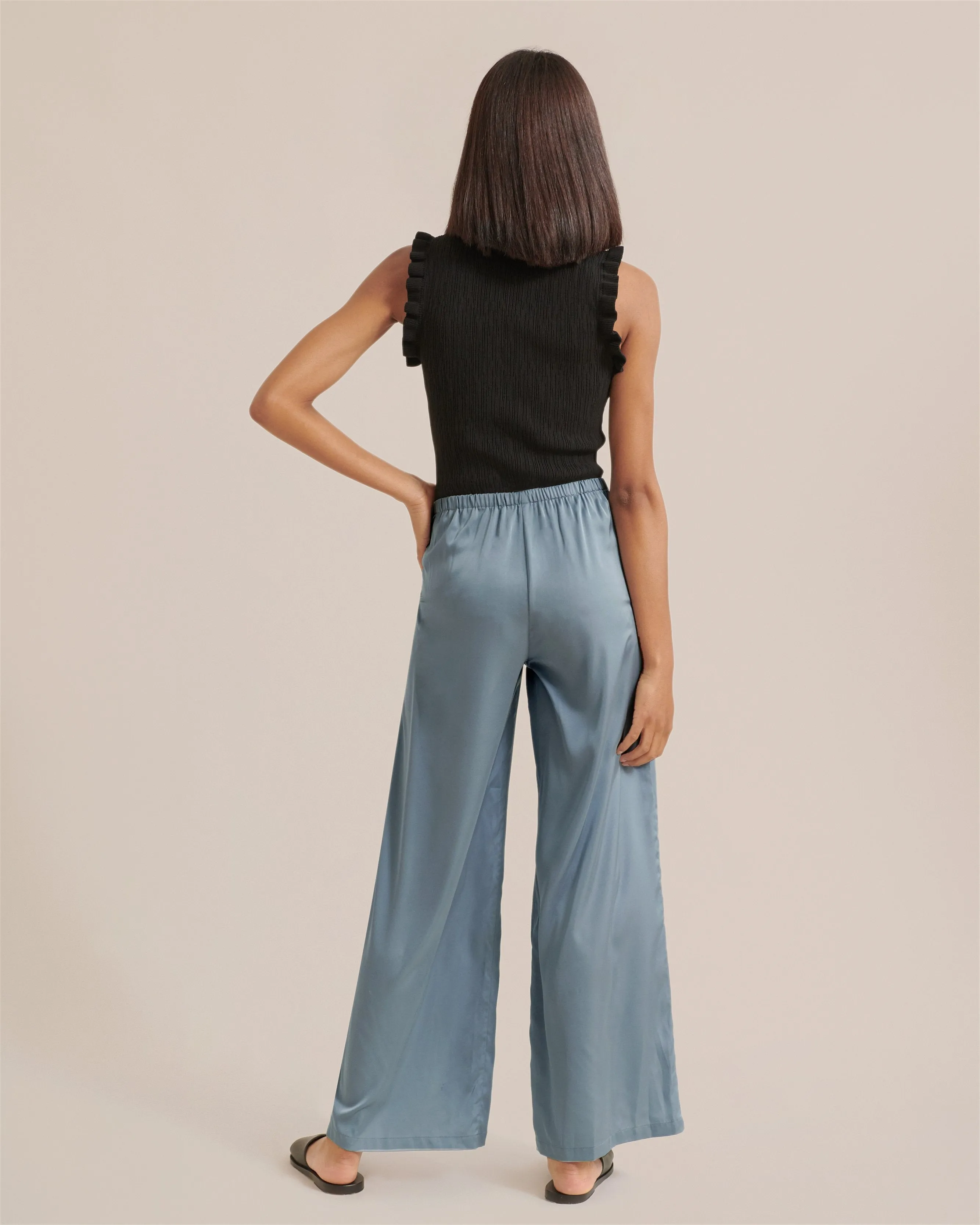 Daphne Relaxed Satin Pants