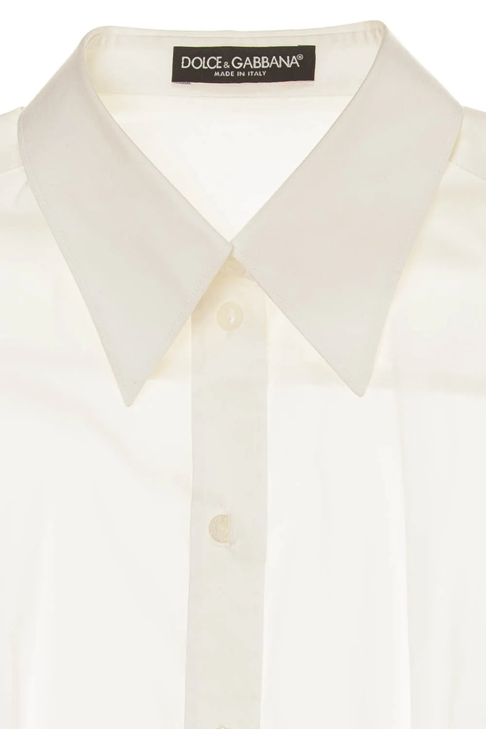 Dolce & Gabbana  - White Long Sleeve Button Up Blouse - IT 42 -