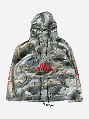 Gallery Dept Grey Camouflage Art That Kills Anorak