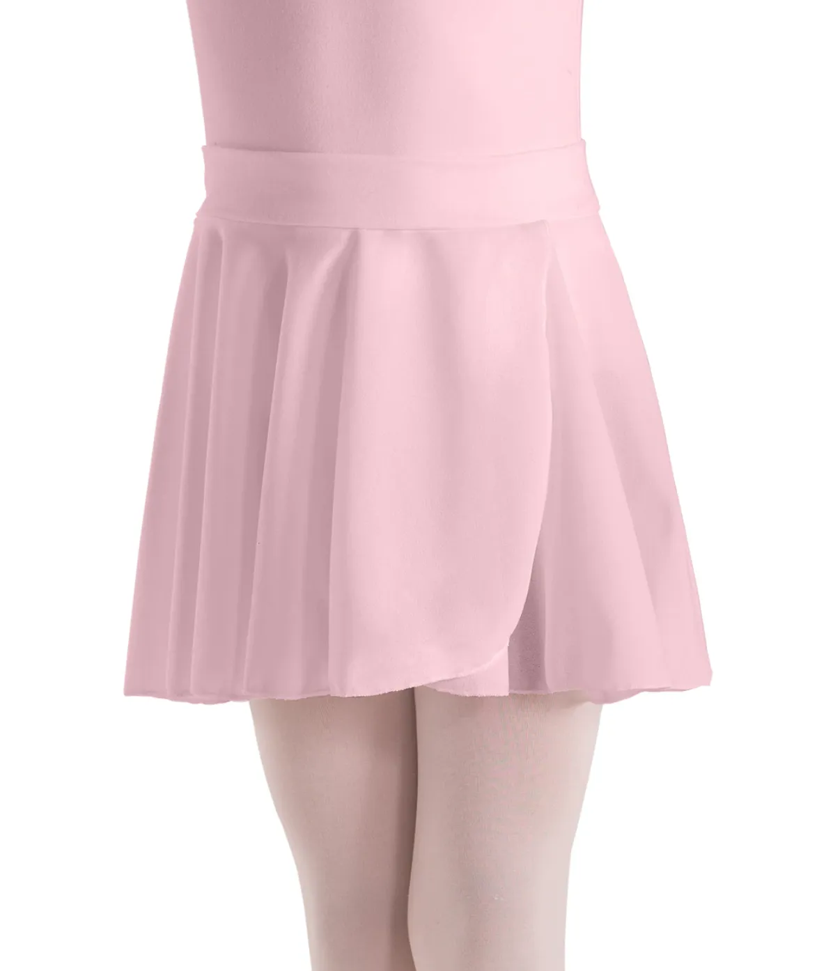Girls Crepe Pull-on Wrap Skirt - Assorted Colors - 1011