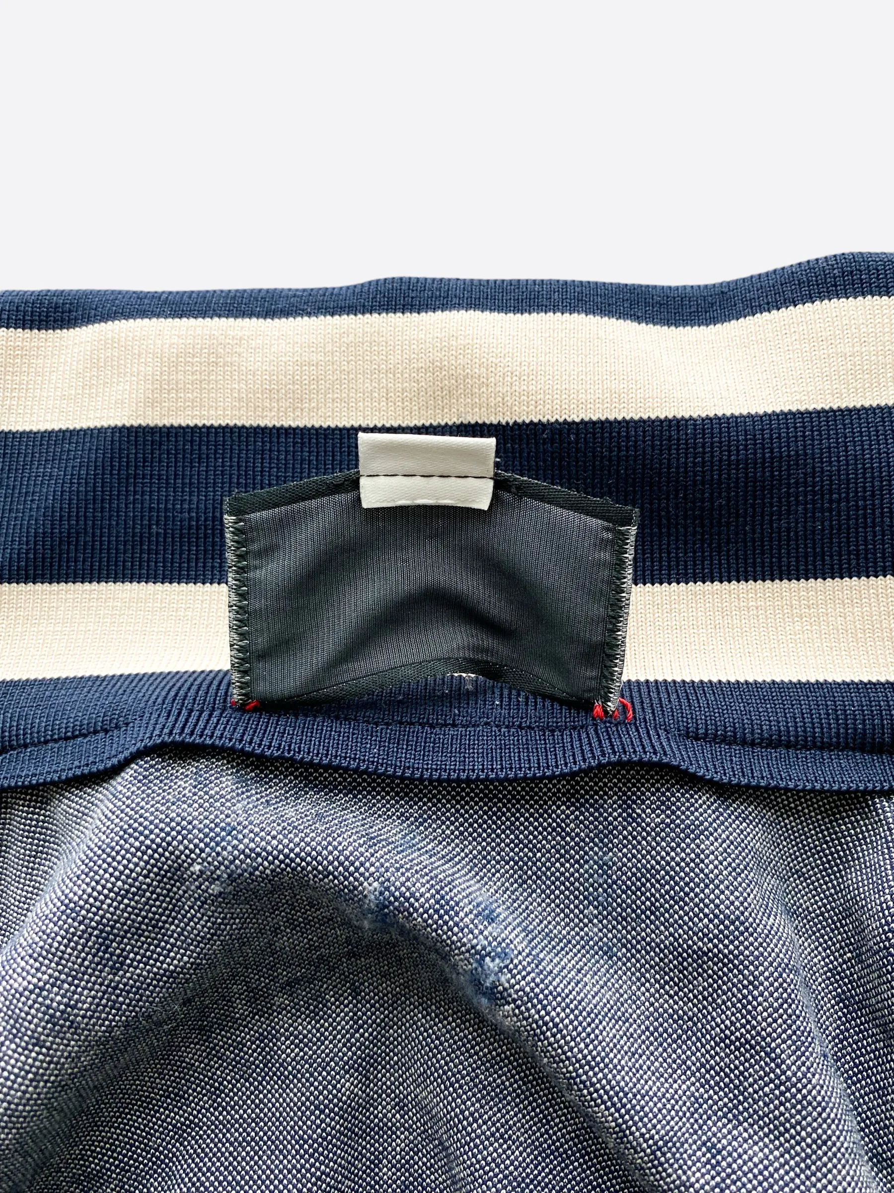 Gucci Blue Monogram Jacquard Track Jacket