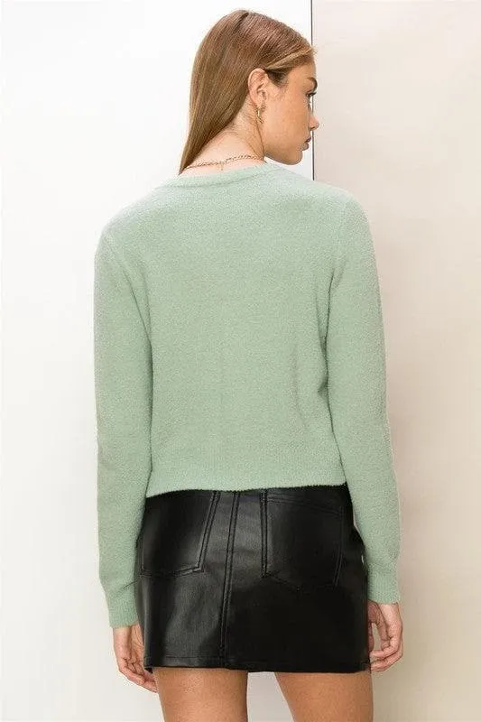 HYFVE Chic Button-Front Cardigan Sweater