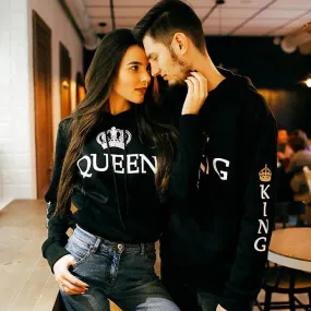 King and queen matching hoodies