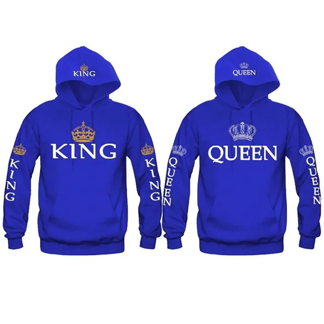 King and queen matching hoodies