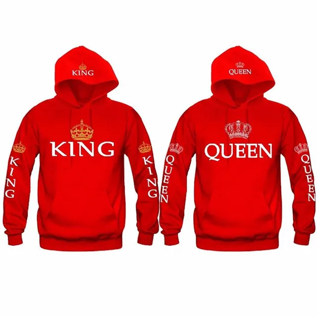 King and queen matching hoodies