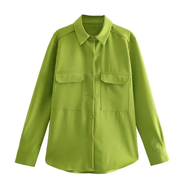 LOOSE FITTING ASYMMETRIC BLOUSE