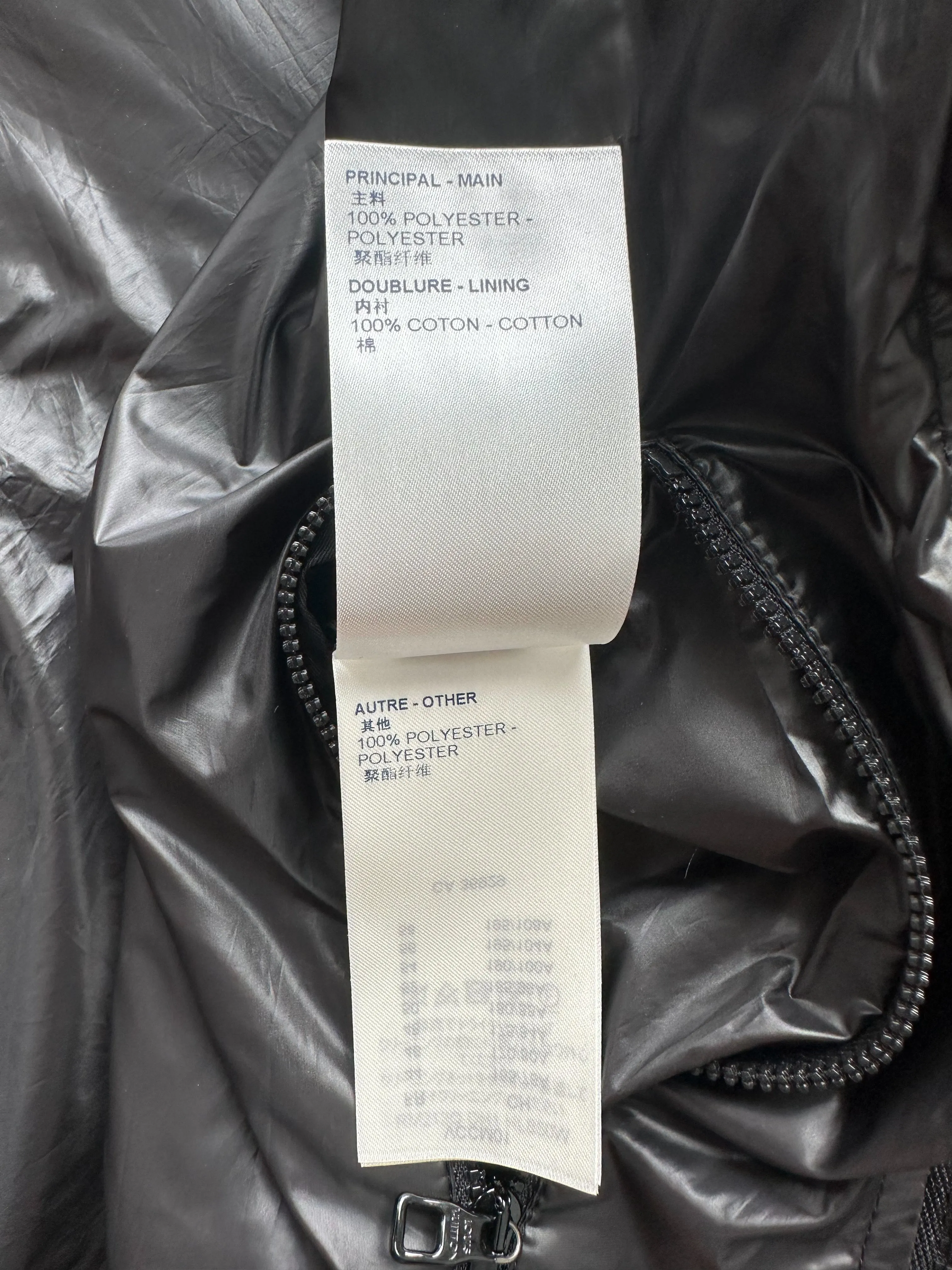Louis Vuitton Black Flower Monogram Puffer Jacket