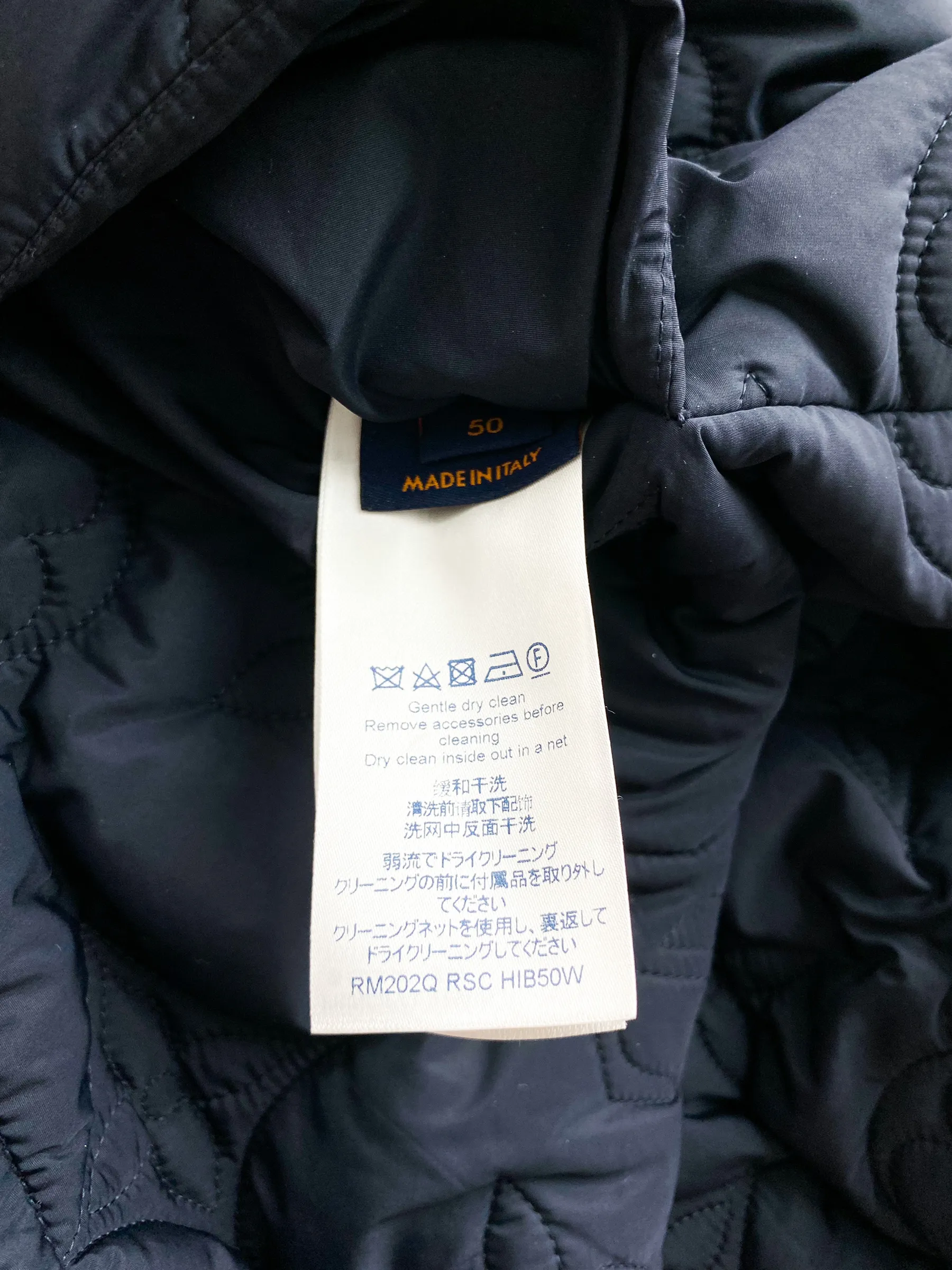 Louis Vuitton Black Monogram Padded Light Blouson