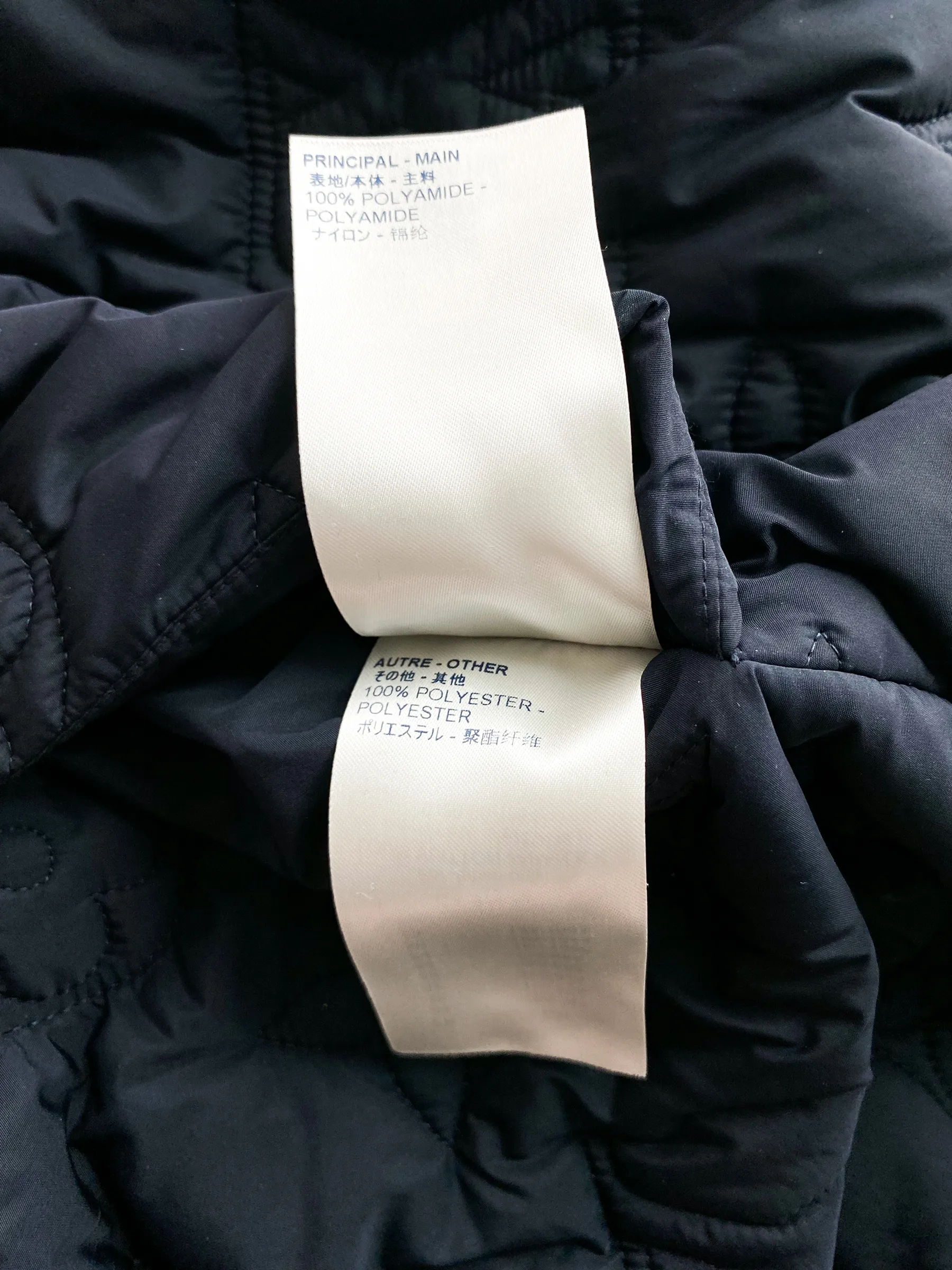 Louis Vuitton Black Monogram Padded Light Blouson