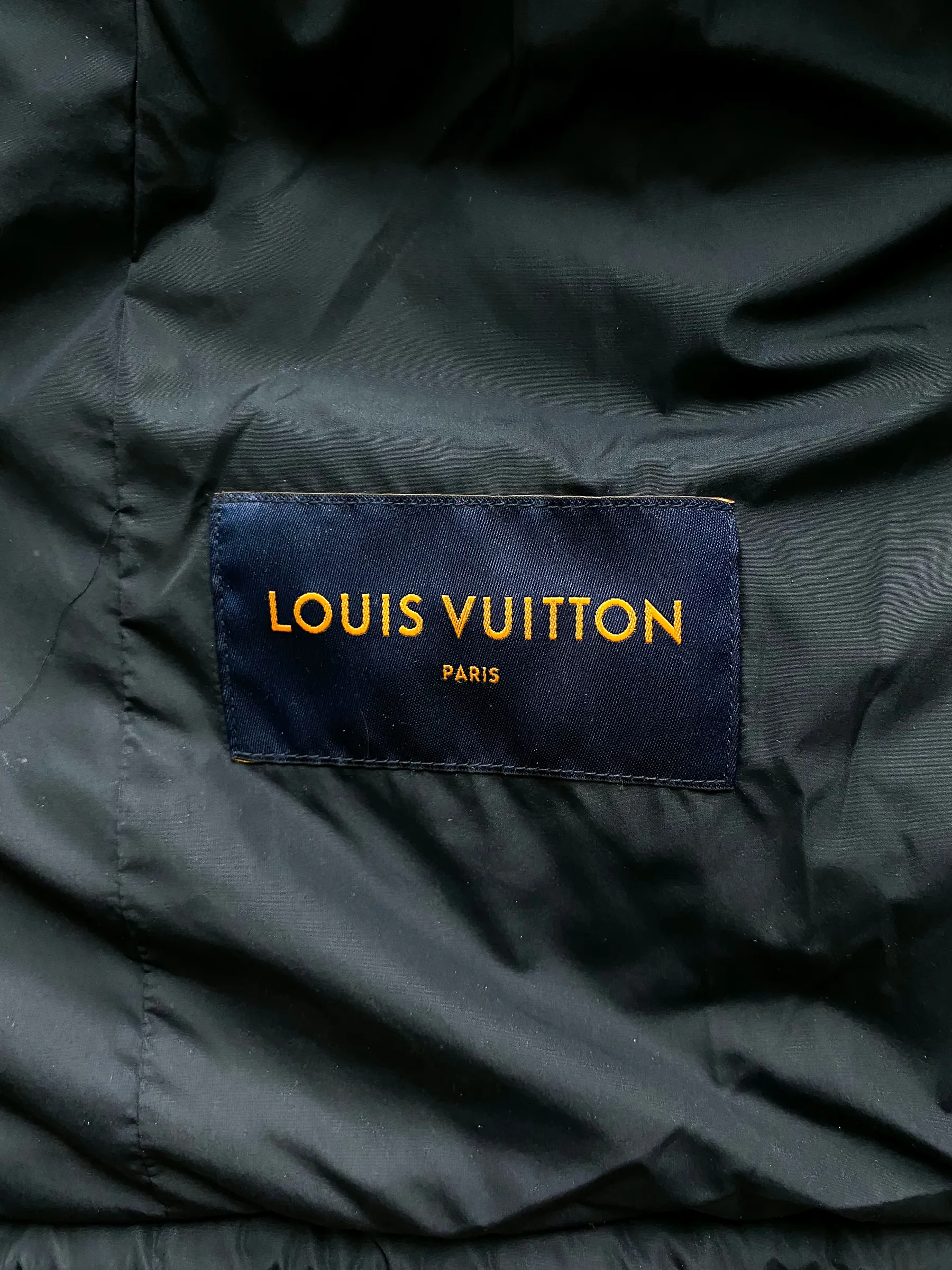 Louis Vuitton Black Monogram Padded Light Blouson