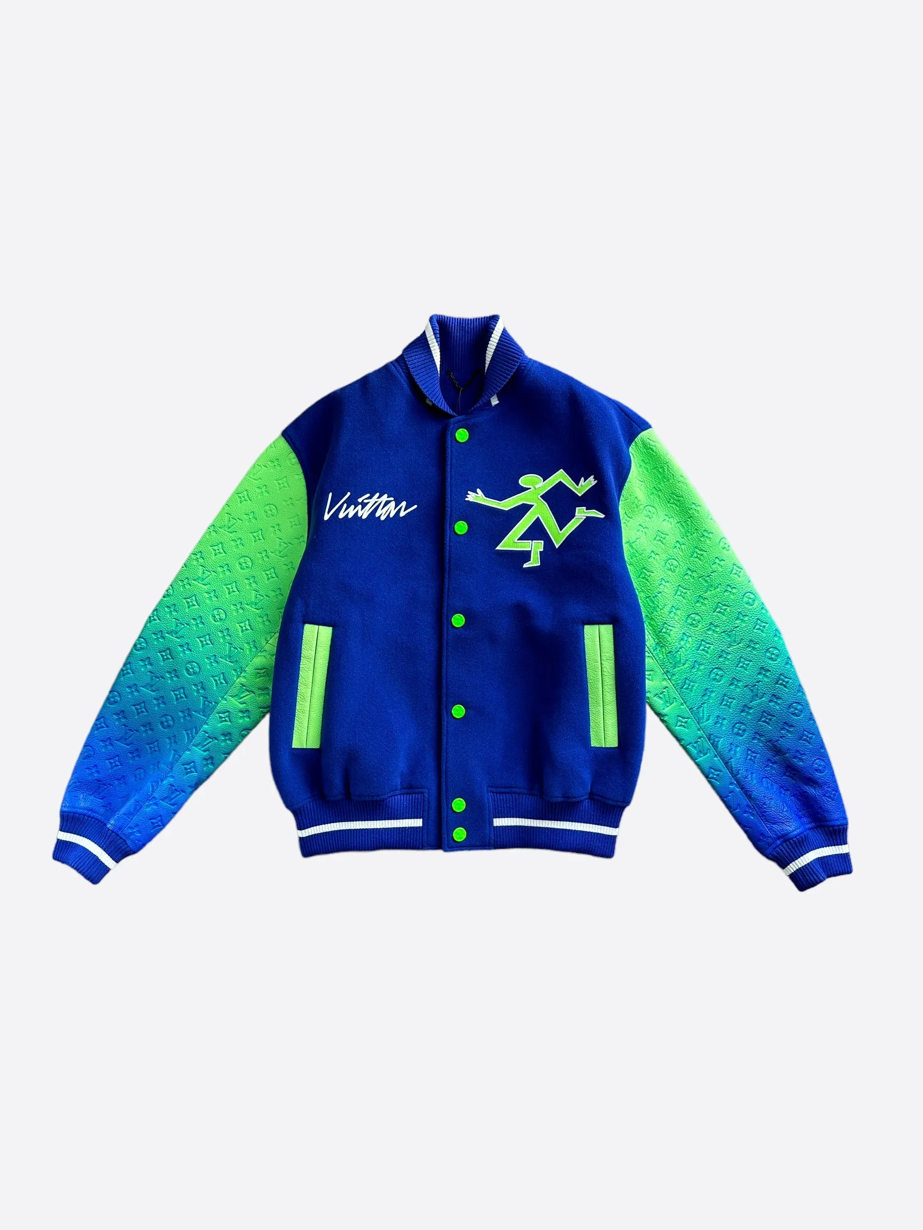Louis Vuitton Gradient Mix Monogram Leather Varsity