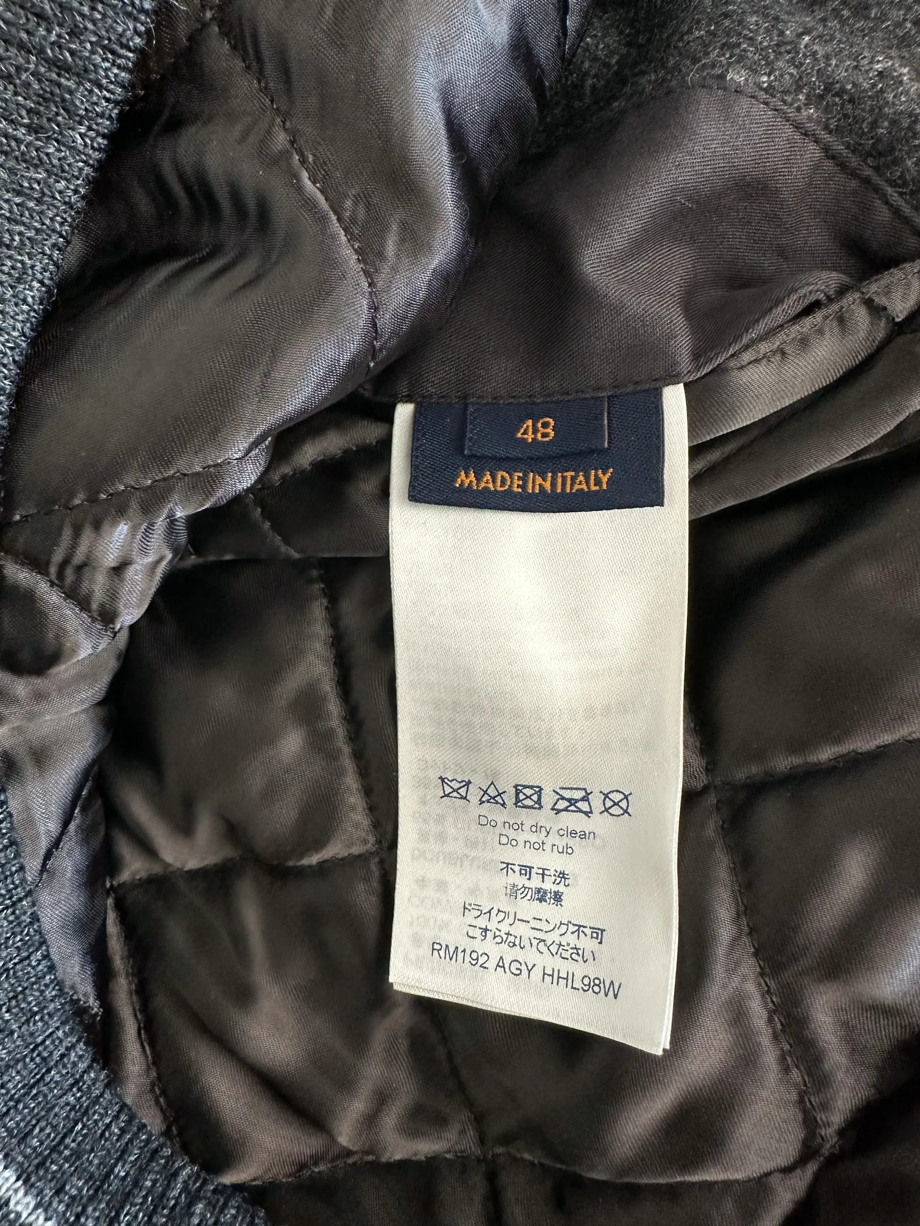 Louis Vuitton Grey Africa Embroidered Bomber Jacket