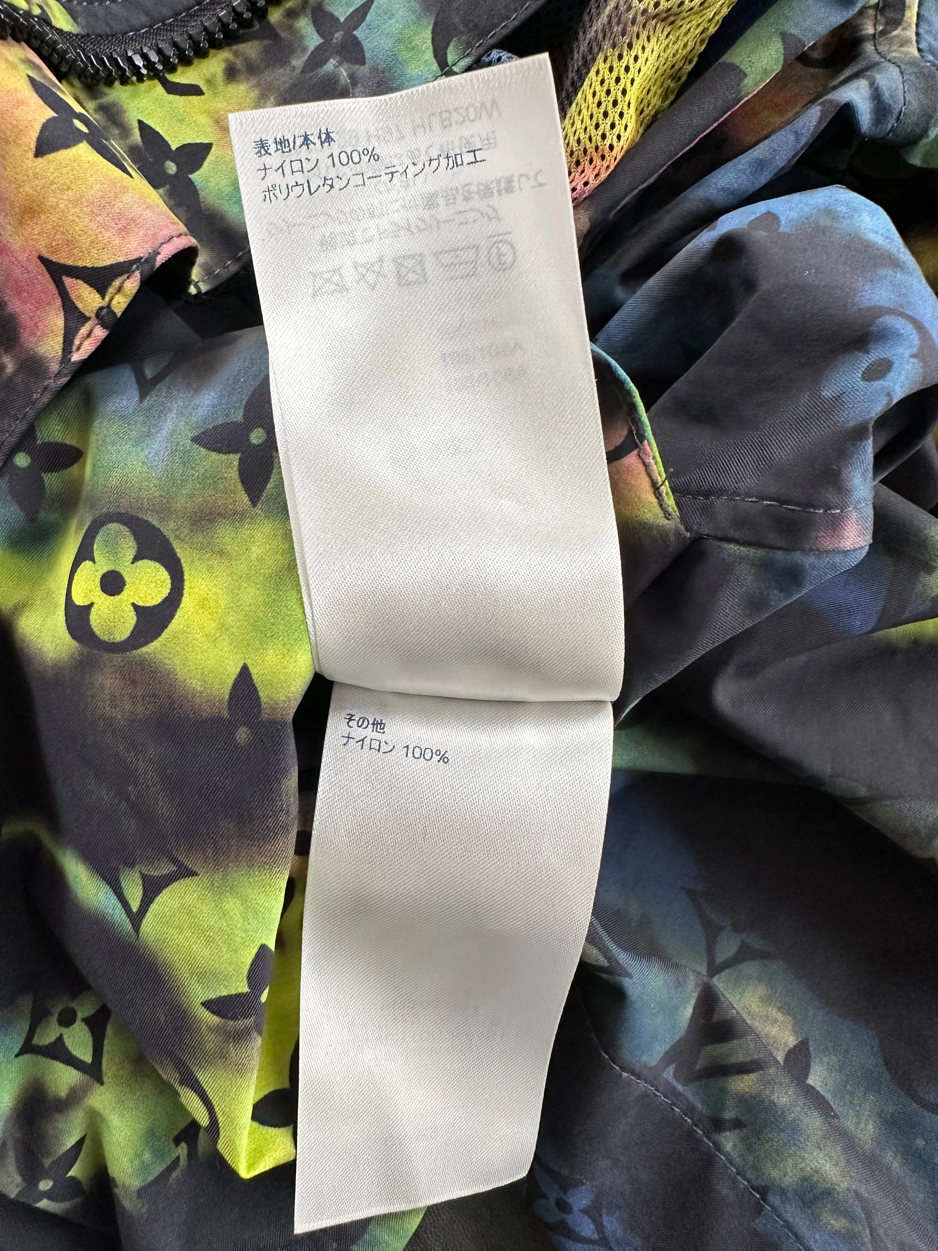 Louis Vuitton Multicolor Tie-Dye Camo Monogram Windbreaker