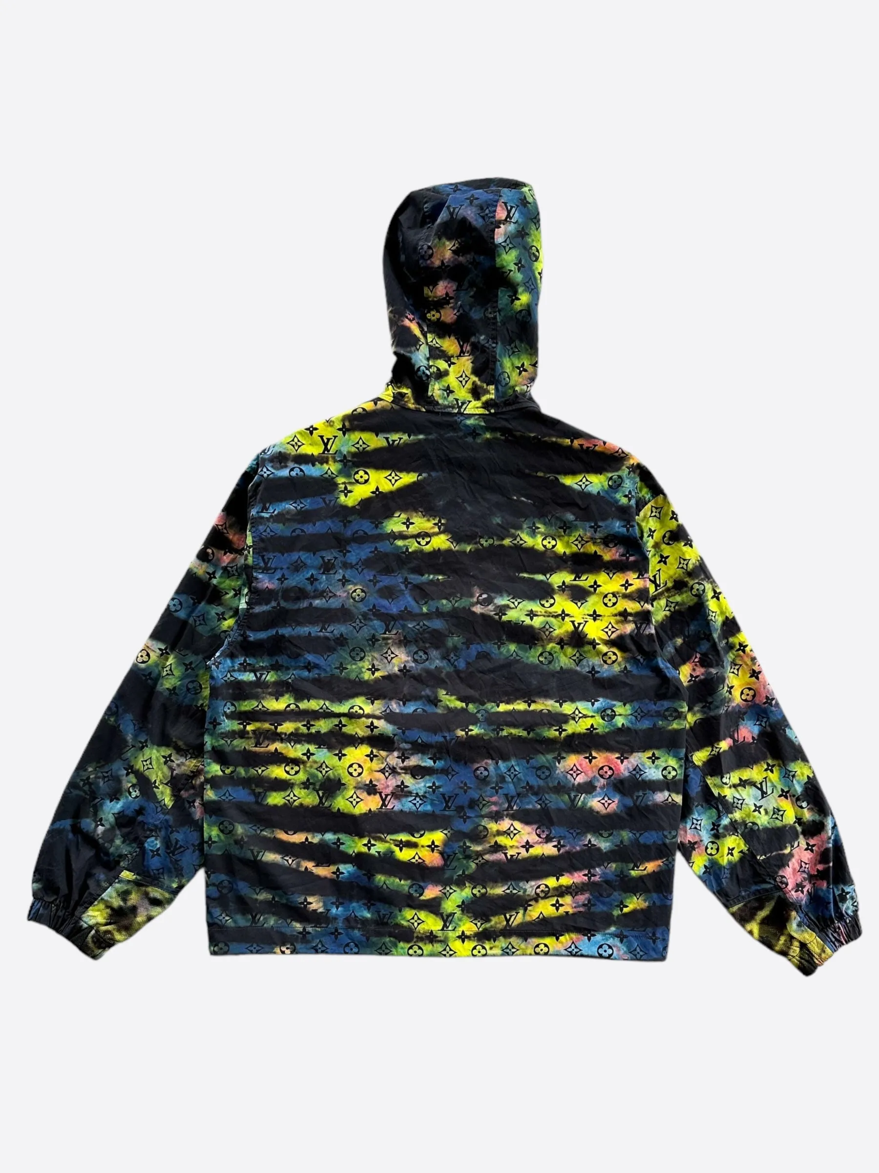 Louis Vuitton Multicolor Tie-Dye Camo Monogram Windbreaker