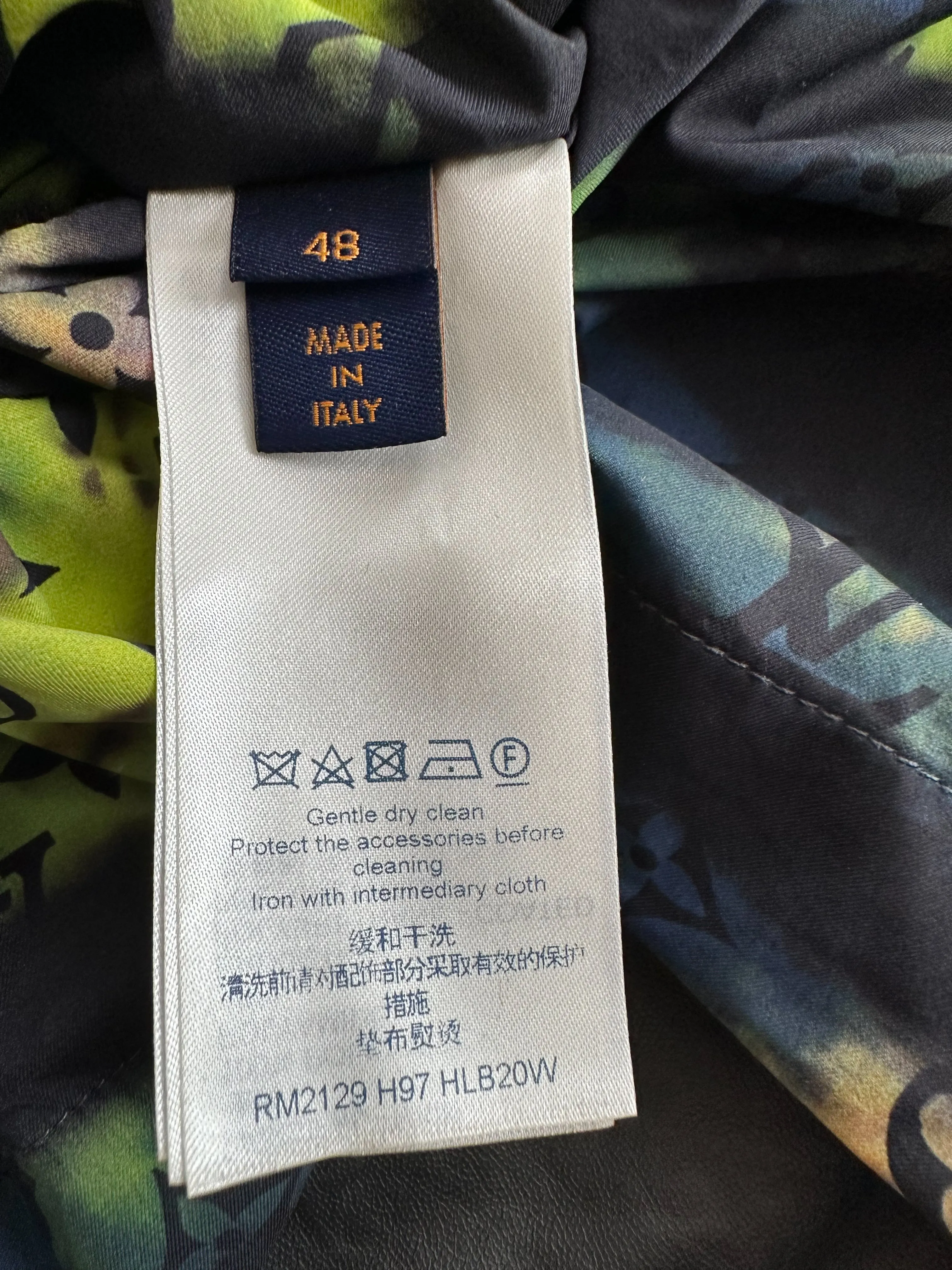 Louis Vuitton Multicolor Tie-Dye Camo Monogram Windbreaker