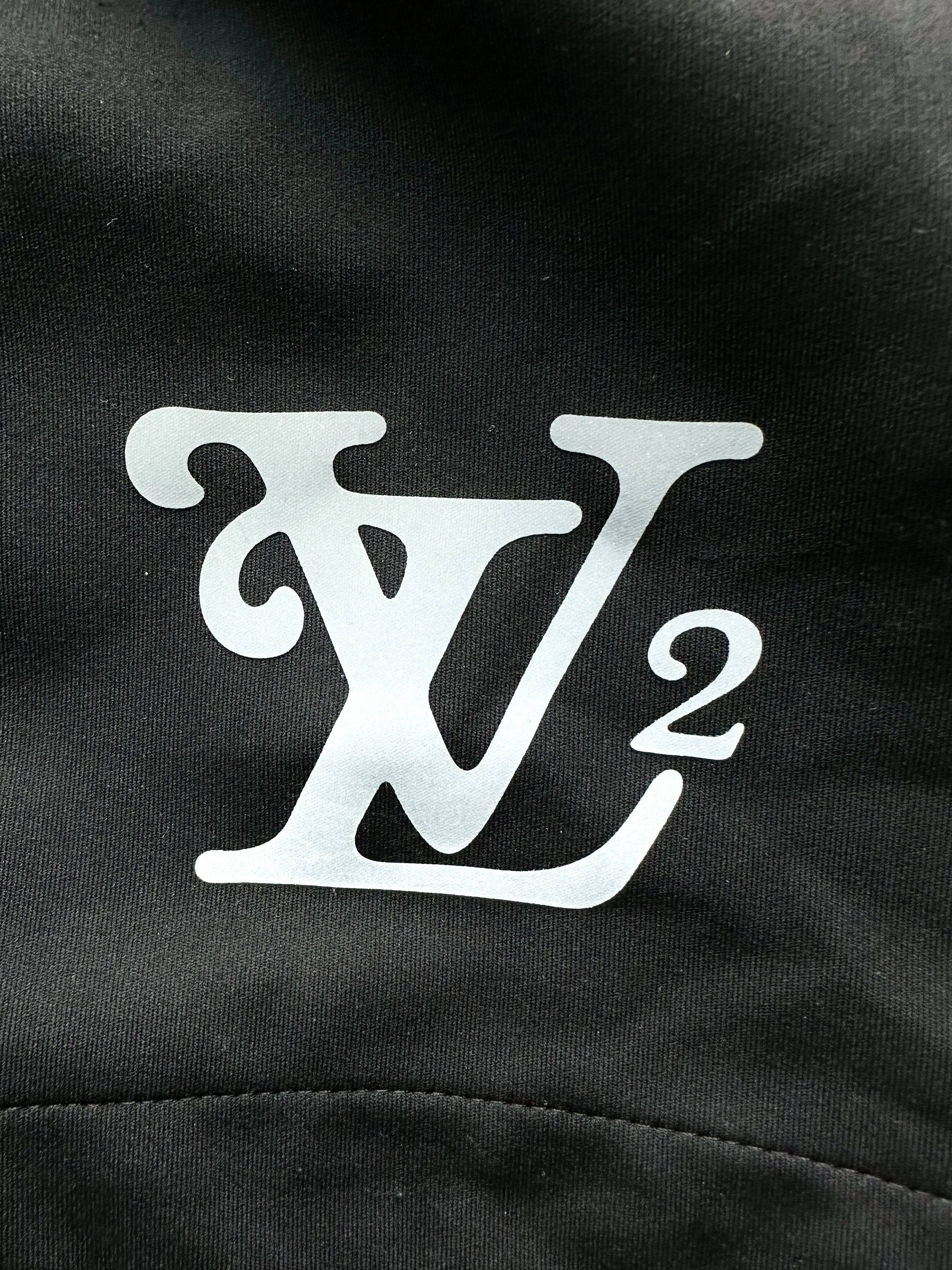 Louis Vuitton Nigo Black Logo Zip Up Windbreaker