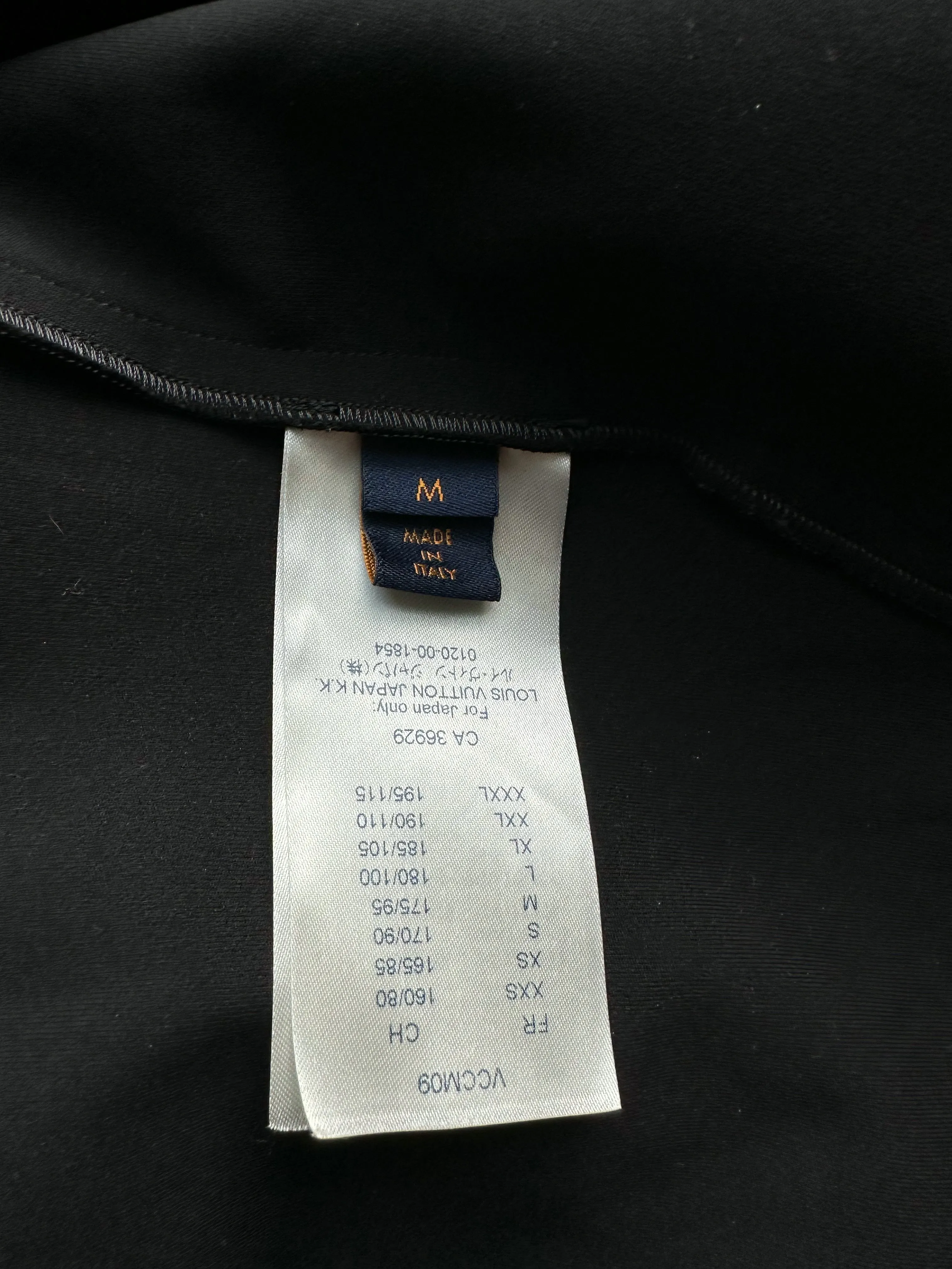 Louis Vuitton Nigo Black Logo Zip Up Windbreaker