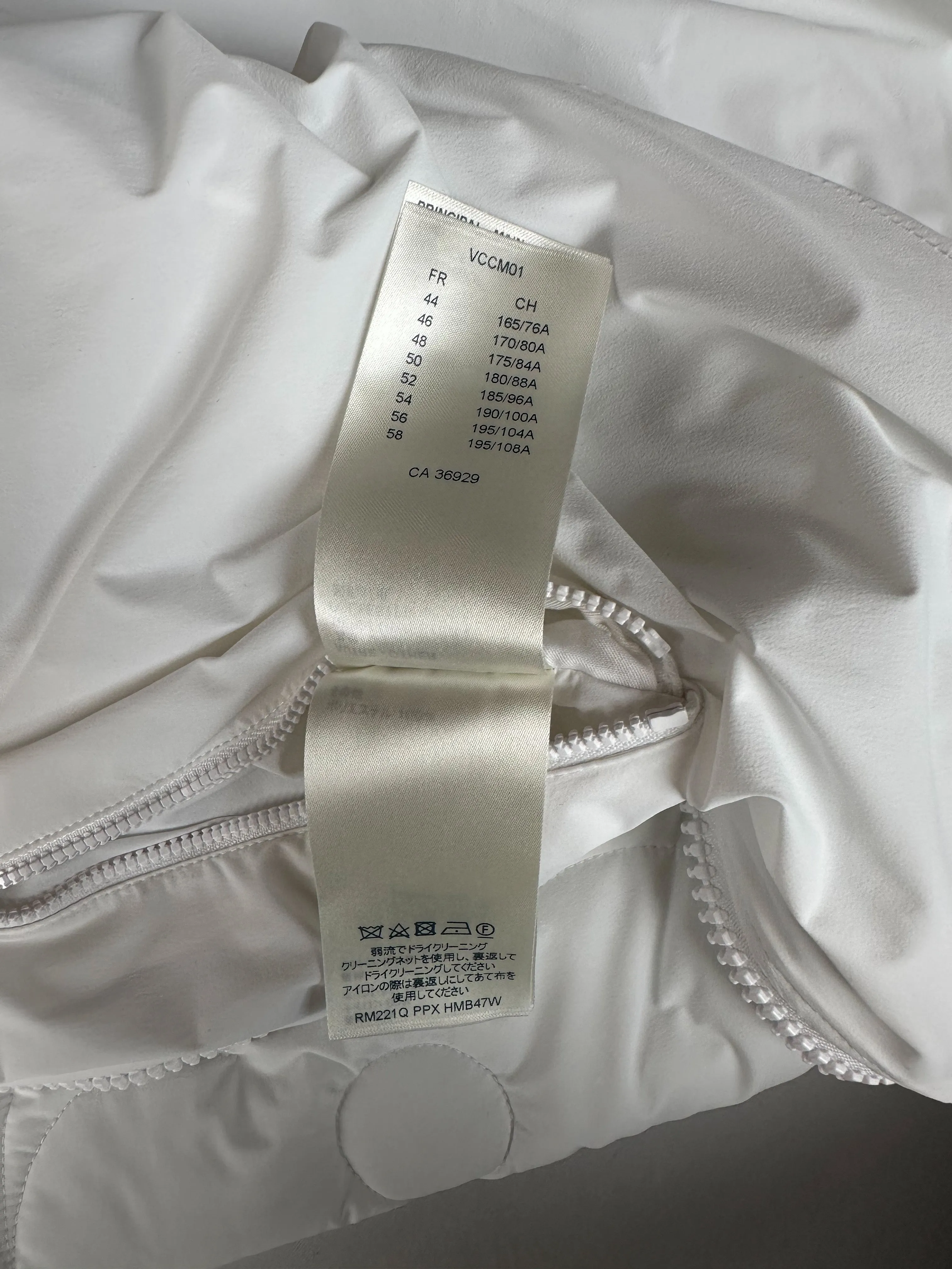 Louis Vuitton White Flower Monogram Puffer Jacket