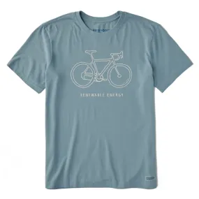 Men's Renewable Energy Bike Short Sleeve Tee