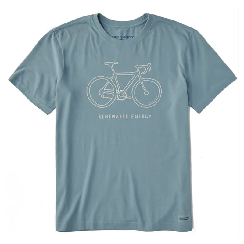 Men's Renewable Energy Bike Short Sleeve Tee