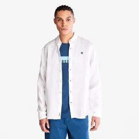 Mill River Slim Fit Linen Shirt For Men