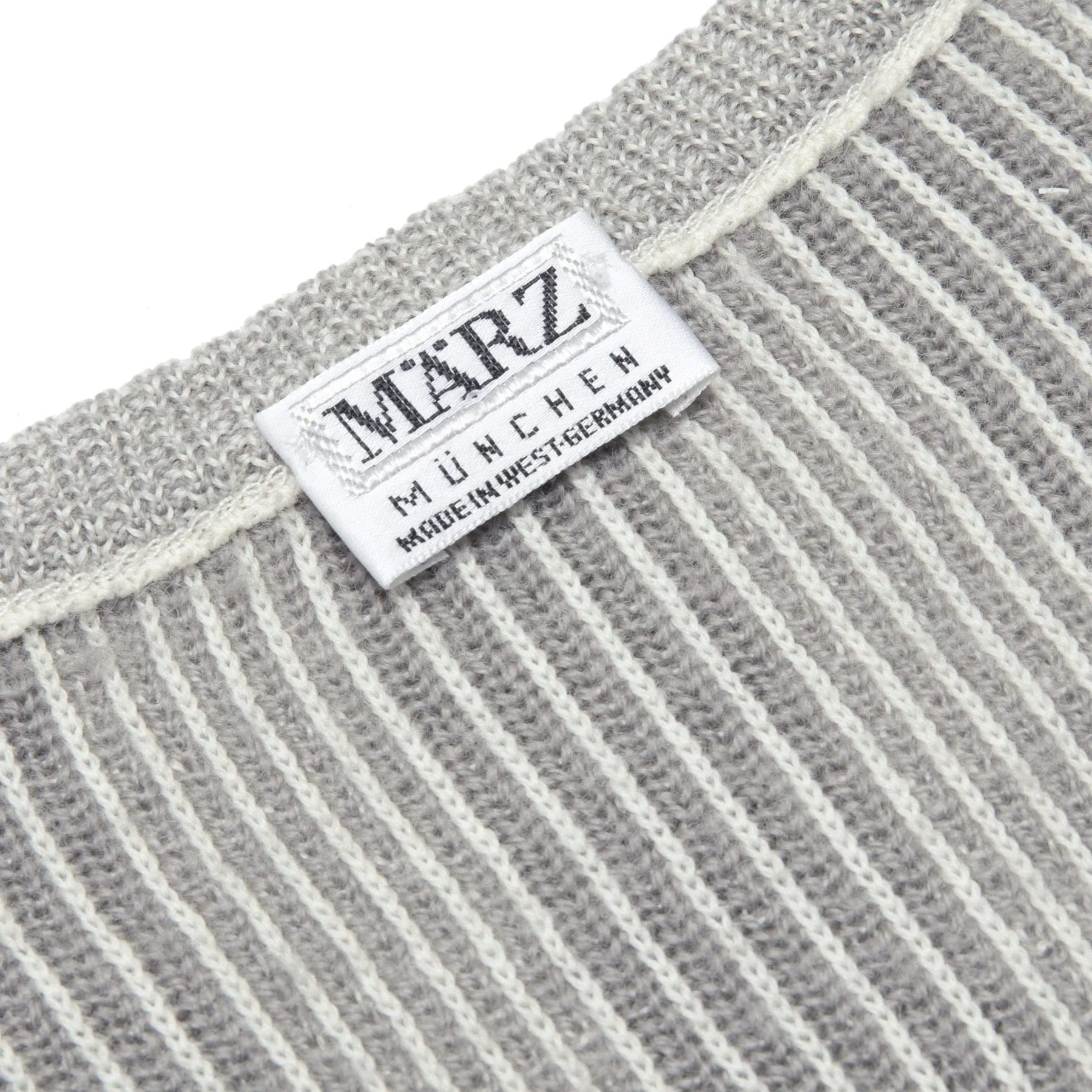 MÄRZ (West Germany) 70s, Woolmark, Tuck Stitch, Checkerboard