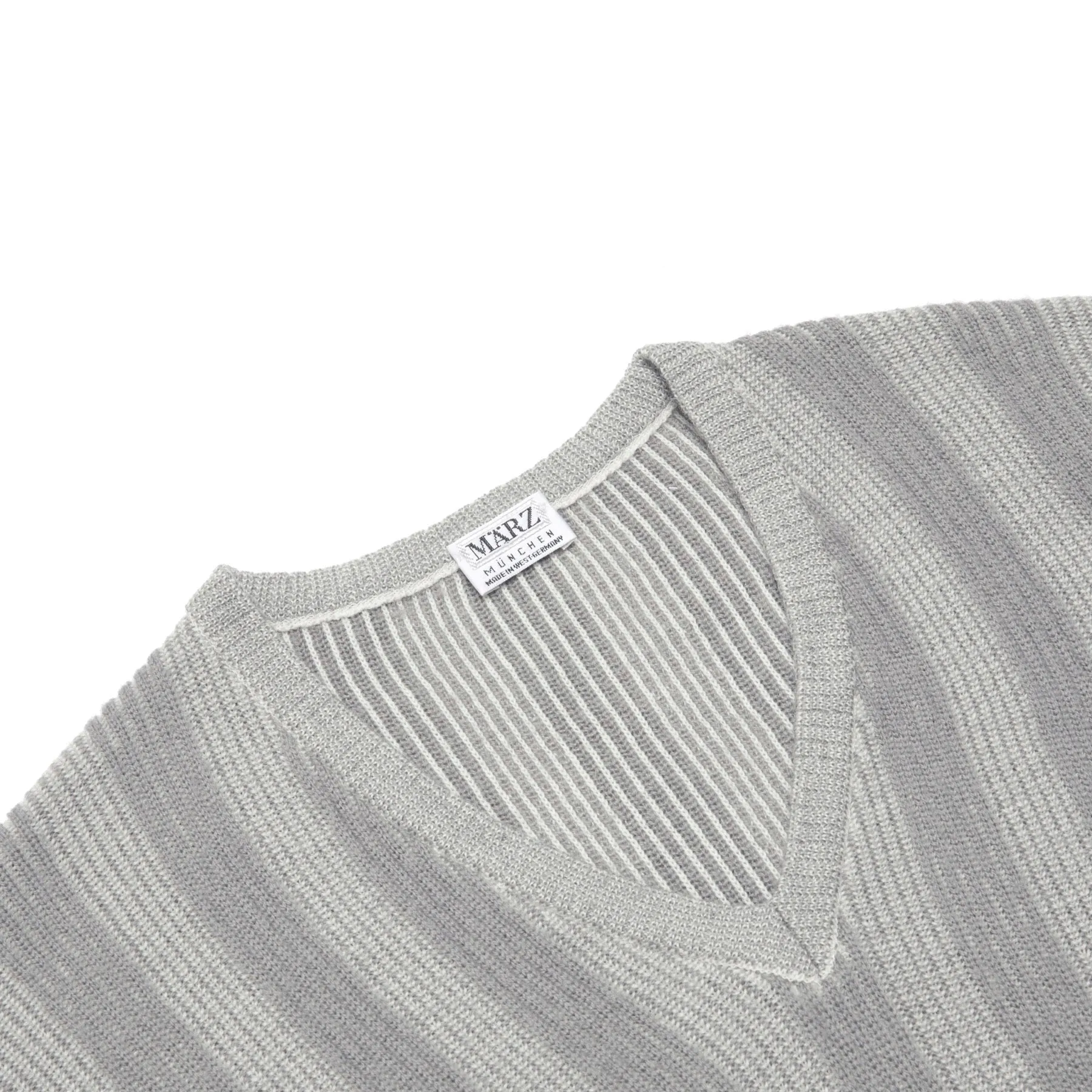 MÄRZ (West Germany) 70s, Woolmark, Tuck Stitch, Checkerboard