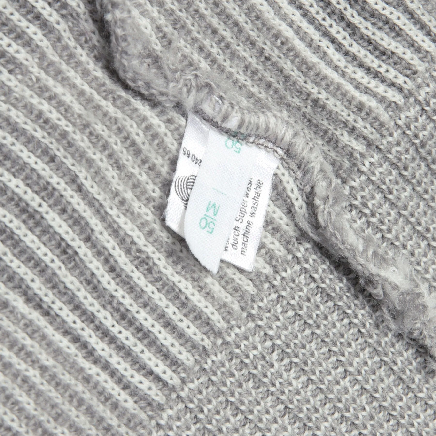 MÄRZ (West Germany) 70s, Woolmark, Tuck Stitch, Checkerboard