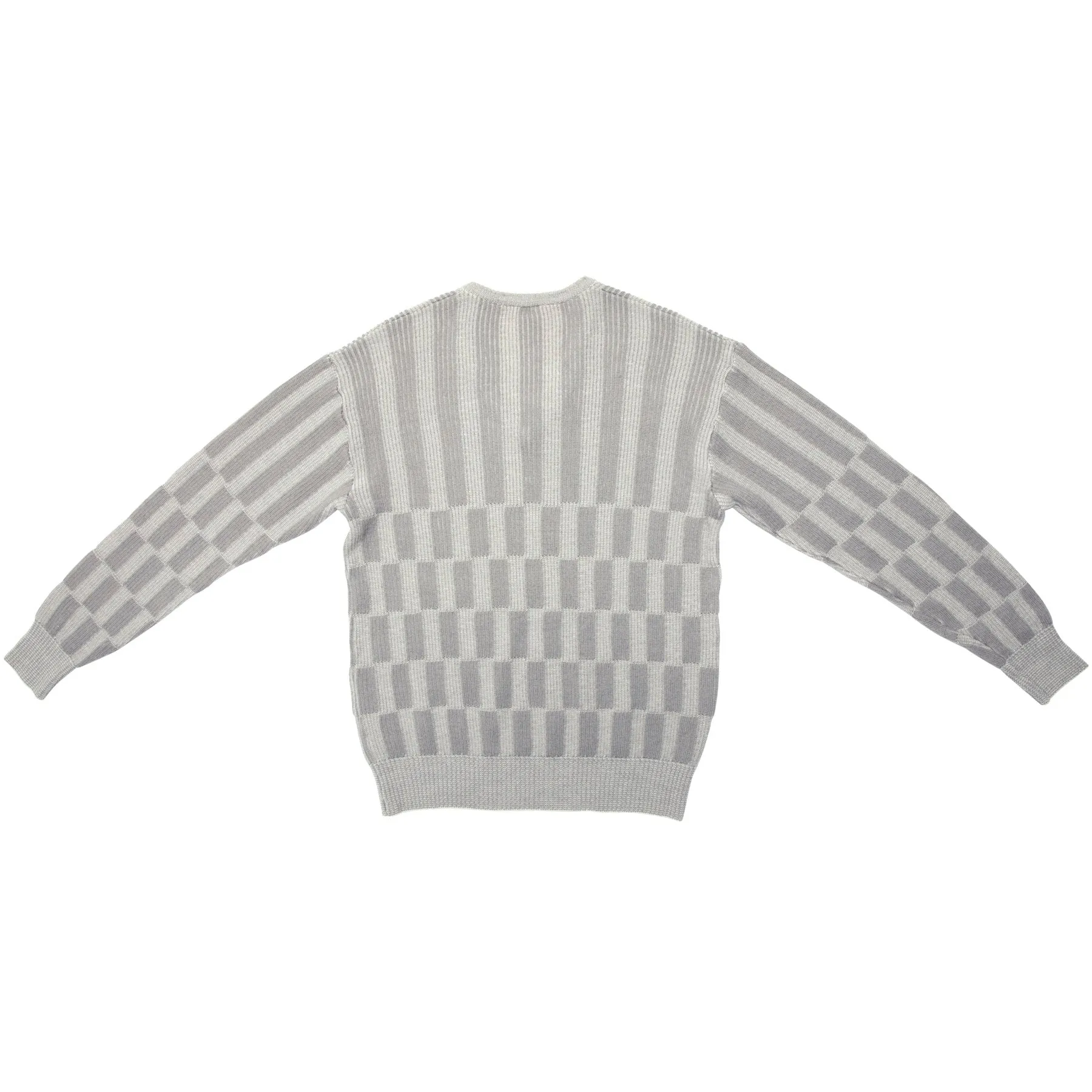 MÄRZ (West Germany) 70s, Woolmark, Tuck Stitch, Checkerboard